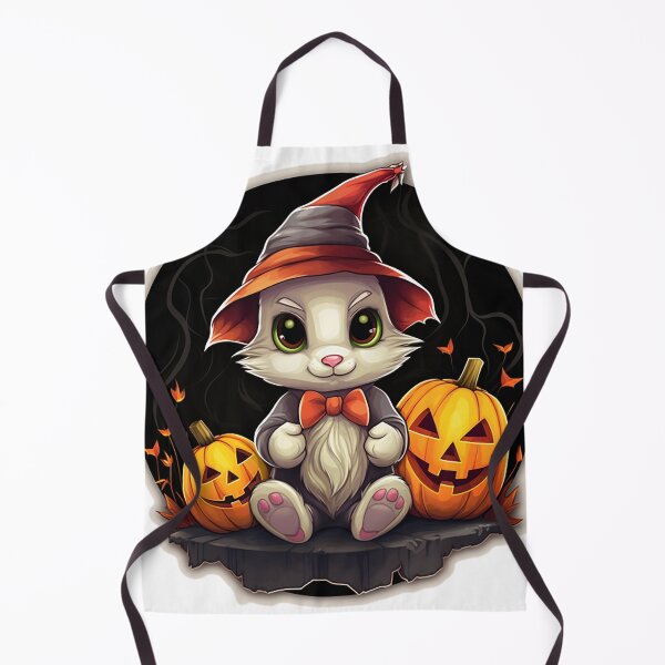 Item preview, Friendly Vampire Bunny: Candy Corn & Spider Webs - Adorable Digital Sticker designed and sold by PaintbrushPlace.