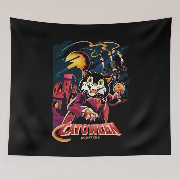 Item preview, Catoween Scratchy designed and sold by Masud-Haq.