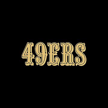 gold script 49ers football Pin for Sale by youngashton7