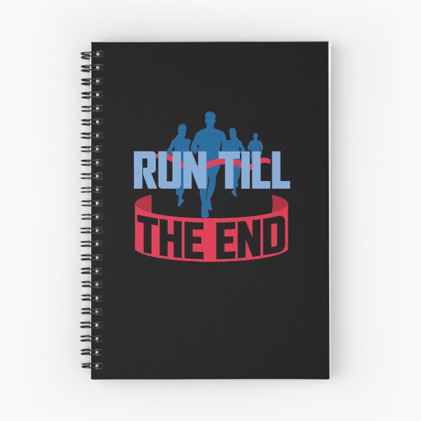 Item preview, Run till the End | cross country shirt | cross country gift | marathon gift | track and field gifts | running shirt | cross country coach | gift for runner designed and sold by Kreature Look.