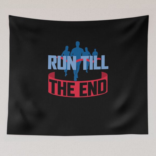 Item preview, Run till the End | cross country shirt | cross country gift | marathon gift | track and field gifts | running shirt | cross country coach | gift for runner designed and sold by Kreature Look.