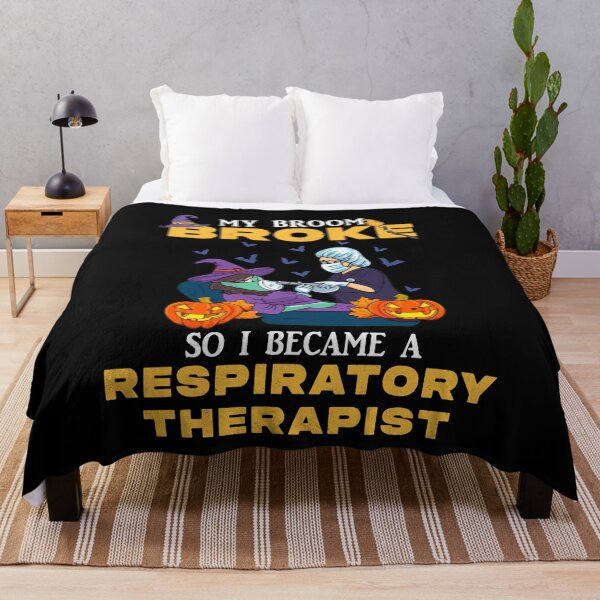 Item preview, Halloween My Broom Broke So I Became A Respiratory Therapist Gift designed and sold by TMelonShop.