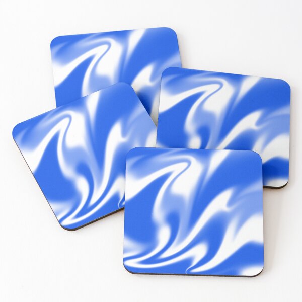 Item preview, Blue and White liquid gradient  designed and sold by Pattrenonly.