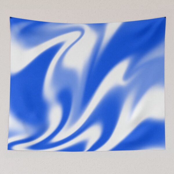 Item preview, Blue and White liquid gradient  designed and sold by Pattrenonly.