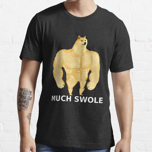 Item preview, Swole Doge Buff Doge - MUCH SWOLE! designed and sold by Captainspammmmm.