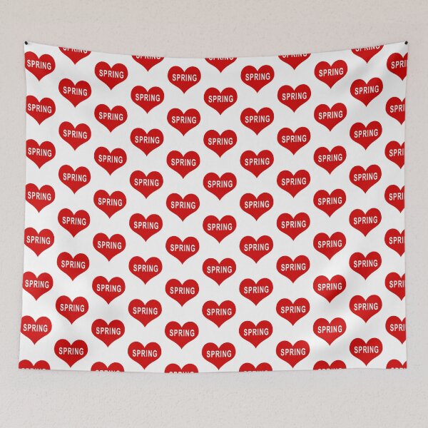 Item preview, SPRING Red Love Heart designed and sold by usernamenaijan.