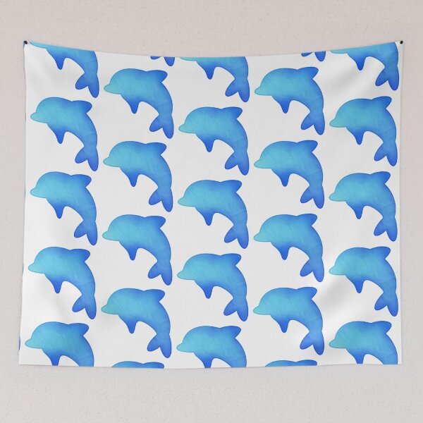 Item preview, Dolphin hand drawn illustration designed and sold by Anngozza2.