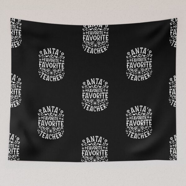 Item preview, Santa's Favorite Teacher - funny Christmas gift designed and sold by randomorder.