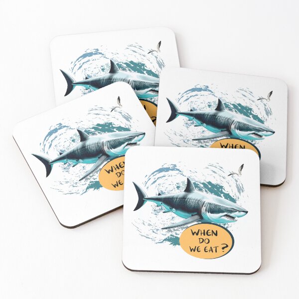 Item preview, Angry shark. Blue shark. designed and sold by Anastasiia Yurevych.