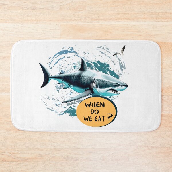 Item preview, Angry shark. Blue shark. designed and sold by Anastasiia Yurevych.