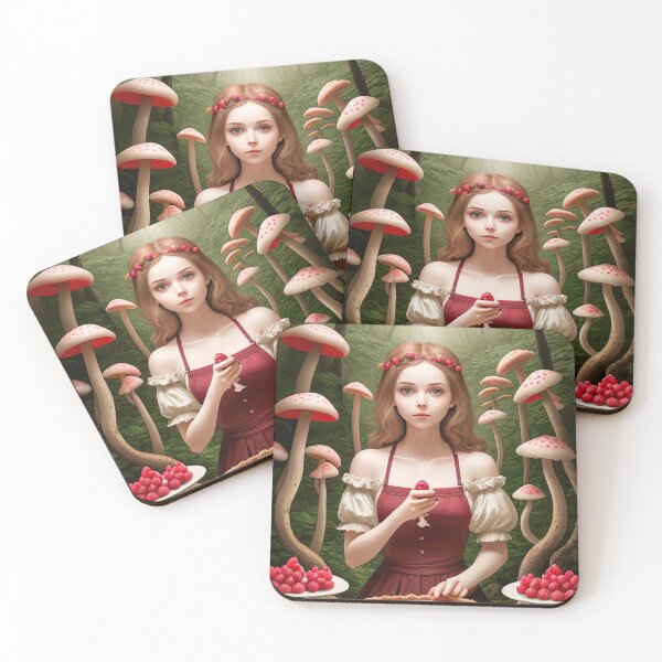 Item preview, She makes a raspberry pie in a fairytale forest designed and sold by zotilus.