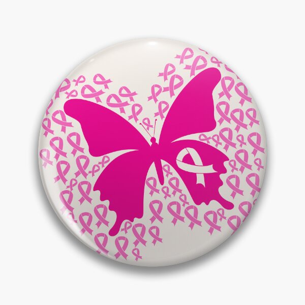 Aperçu de l'œuvre Papillon cancer du sein Octobre rose créée et vendue par NolineXpression.