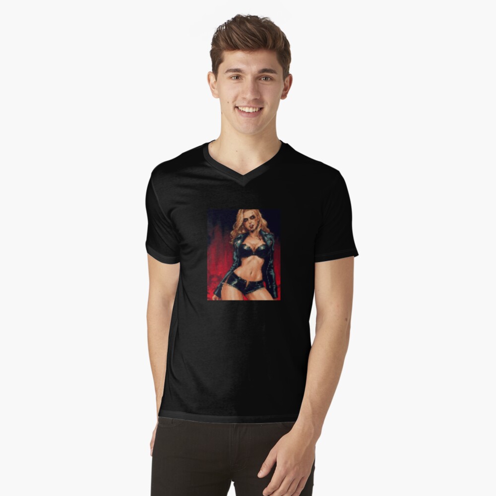 Item preview, V-Neck T-Shirt designed and sold by 8bitglam.