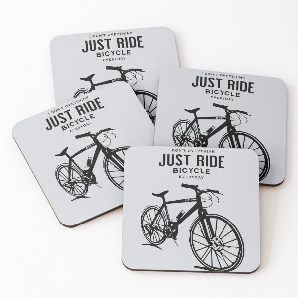 Item preview, Embrace the Ride: No Overthinking, Just Cycling! Cozy nice design for Bike Enthusiasts designed and sold by mptshirtdesign.