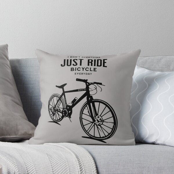 Item preview, Embrace the Ride: No Overthinking, Just Cycling! Cozy nice design for Bike Enthusiasts designed and sold by mptshirtdesign.