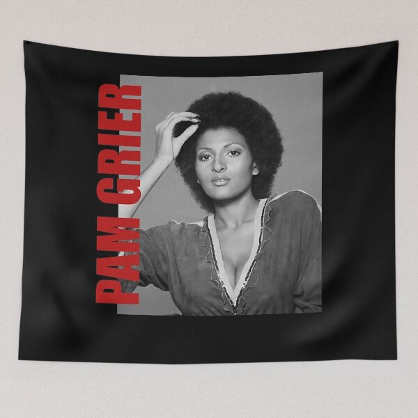 Item preview, Pam actor Grier  Pam actor Grier Retro Aesthetic Fan Art  80s    (3) designed and sold by AntonBottomsUp.