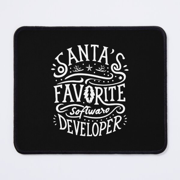 Item preview, Santa's Favorite Software Developer - funny Christmas gift designed and sold by randomorder.