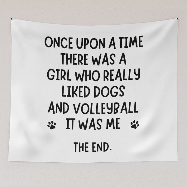 Item preview, A girl who really liked Volleyball and Dogs. designed and sold by TheGreenGoat.