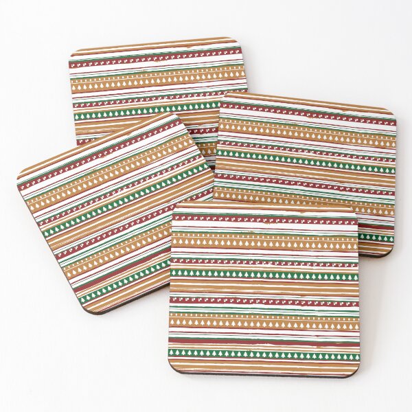 Item preview, pinetree autumn fall colored pattern designed and sold by venus-ian.