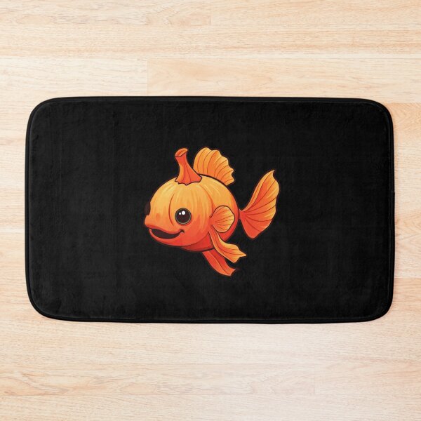 Item preview, Pumpkin goldfish fish halloween cute designed and sold by TankandDPS.