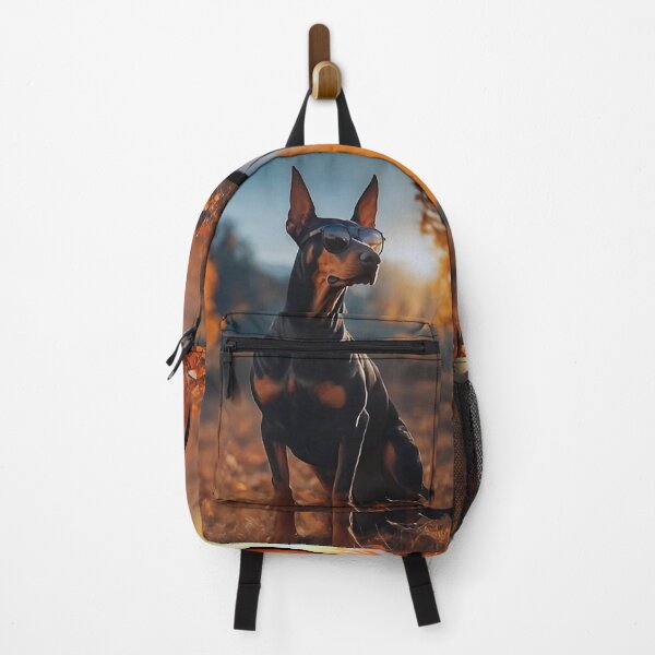 Item preview, Cool Natural Ear Doberman Dog With Autumn designed and sold by yourwelcomee.