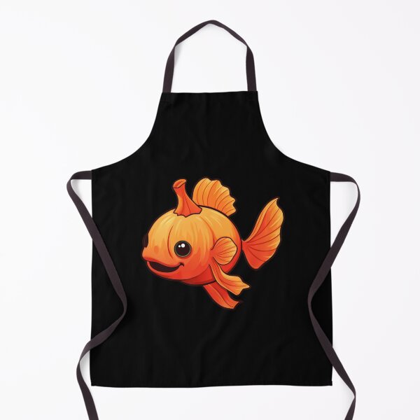 Item preview, Pumpkin goldfish fish halloween cute designed and sold by TankandDPS.