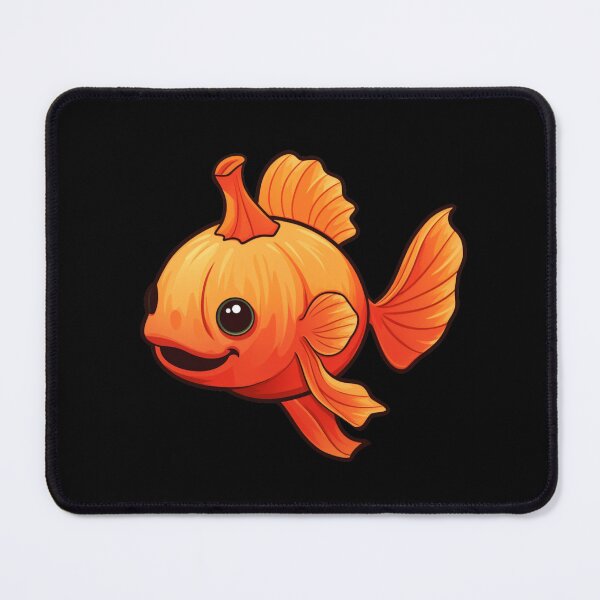 Item preview, Pumpkin goldfish fish halloween cute designed and sold by TankandDPS.
