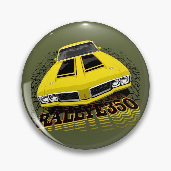 Item preview, Yellow 70 Olds Cutlass Rallye 350 designed and sold by Glenn Mueller.