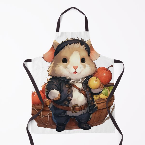 Item preview, Cute Pirate Hamster: Sailing Cider Ocean Adventure Sticker designed and sold by PaintbrushPlace.
