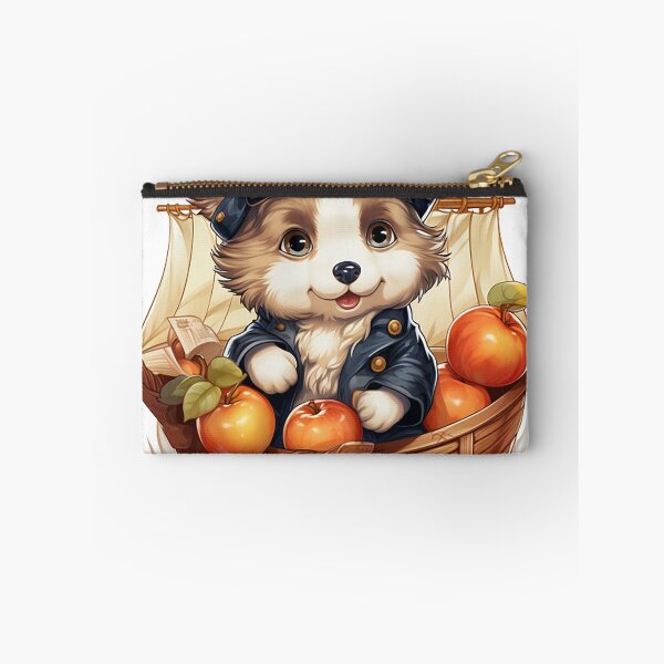Item preview, Charming Pirate Dog: Navigating Cider Seas Adventure Sticker designed and sold by PaintbrushPlace.