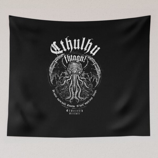 Item preview, Cthulhu fhtagn! - Arkham - Eldritch Dreamer - Lovecraftian mythos wear designed and sold by eldritchdreamer.