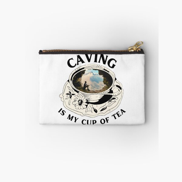Item preview, caving is my cup of tea designed and sold by harshini2art.