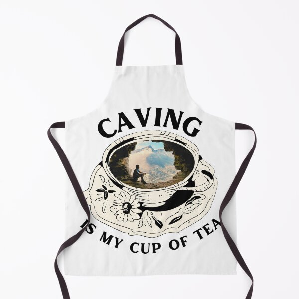 Item preview, caving is my cup of tea designed and sold by harshini2art.