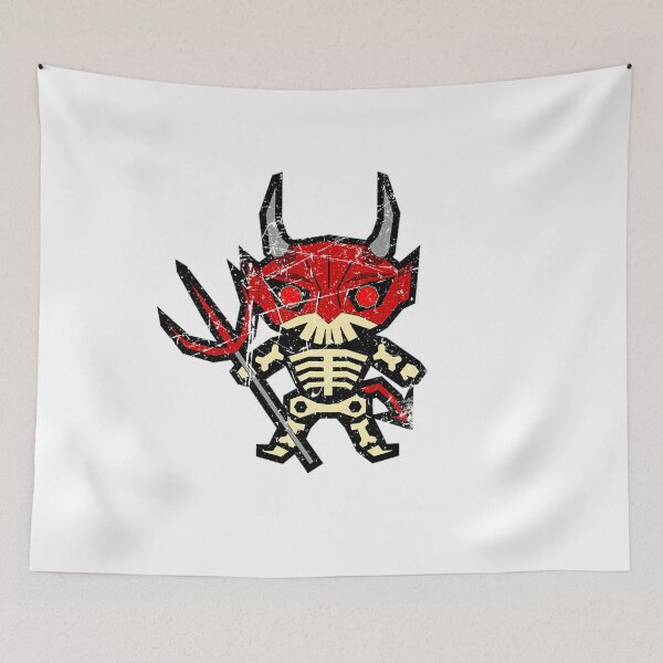 Item preview, VINTAGE SKULL 2 DISGUISED AS A DEVIL designed and sold by the Zarock Shop.