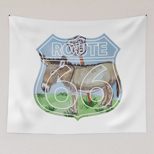 Item preview, Donkey at Oatman on Route 66 T-Shirt designed and sold by welshdesigns.