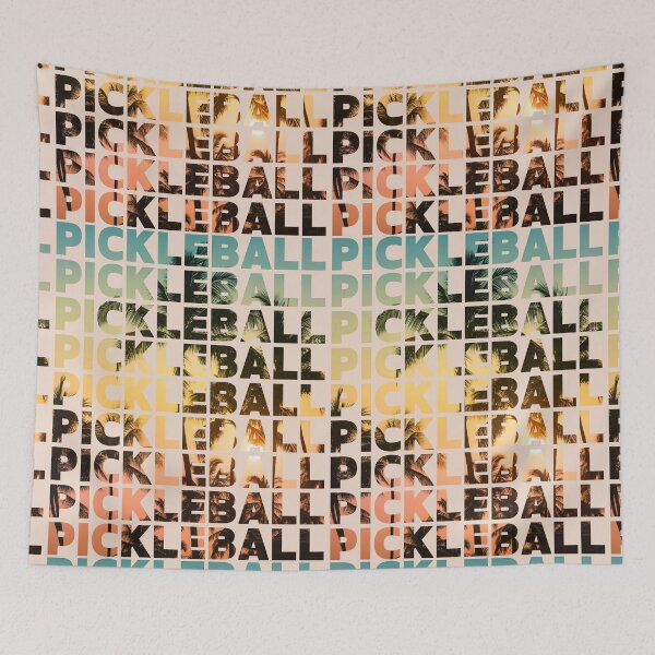 Item preview, Pickleball Ball Sport for Pickleball Lovers Men & Women Colorful Repeated Vintage Pattern designed and sold by FCS Specialties LLC.