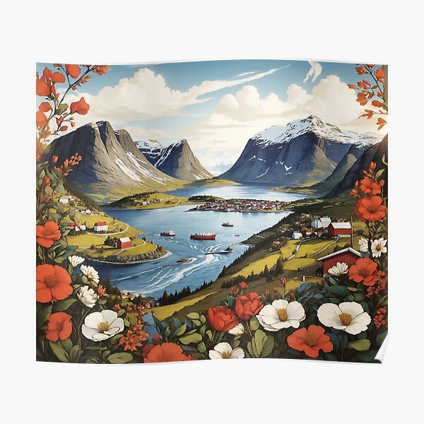 Norwegian Serenity Poster