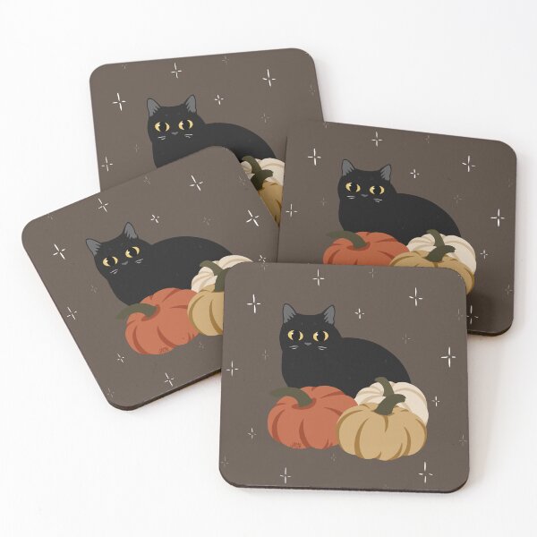 Item preview, Pumpkin Black Cat designed and sold by jastinamor.