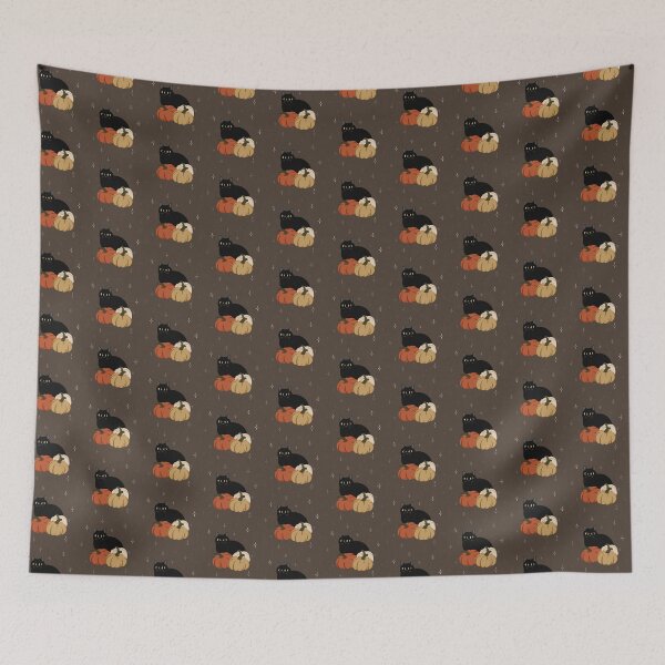 Item preview, Pumpkin Black Cat designed and sold by jastinamor.