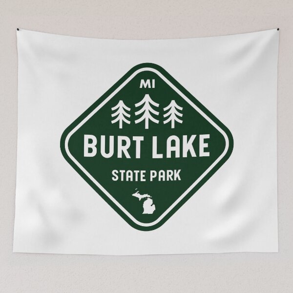 Item preview, Burt Lake State Park Michigan Rhombus designed and sold by bivenart.