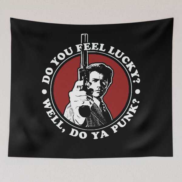 Item preview, Dirty Harry Feel Lucky Punk designed and sold by FashionArtBrod.