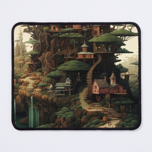 Item preview, Enchanted Treehouse Village designed and sold by VisionDuke.