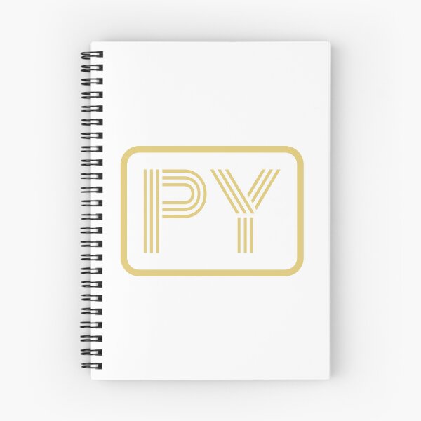 Artikelvorschau, PY-Initialen goldene geometrische Buchstaben entworfen und verkauft von Jeallan Designs.