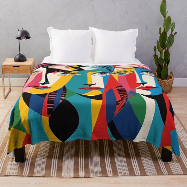Item preview, Abstract pop art faces T-Shirt designed and sold by artmanikin.