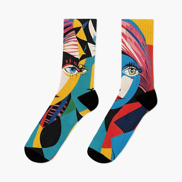 Item preview, Abstract pop art faces T-Shirt designed and sold by artmanikin.