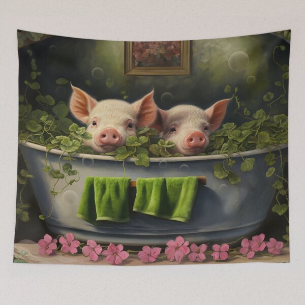 Item preview, Bath Time Piggy Piggies designed and sold by Claudia Bartoli-McKinney.