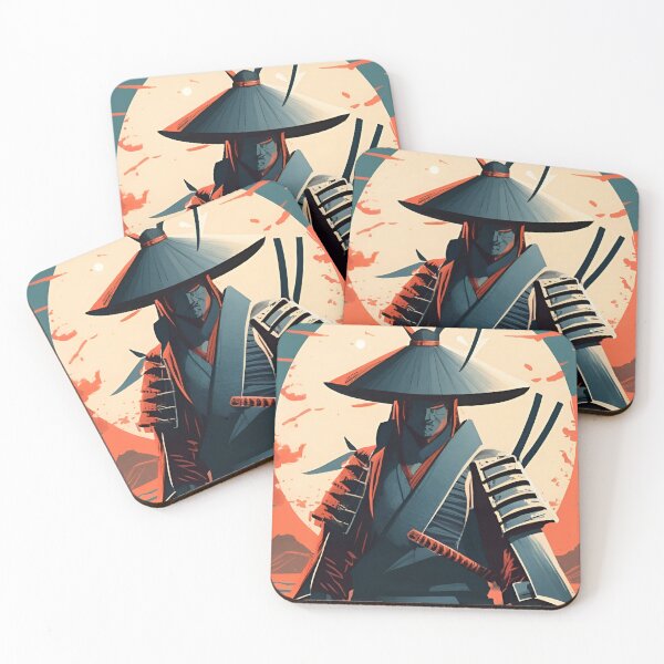 Item preview, Samurai portrait artwork minimalistic designed and sold by RB Graphics.