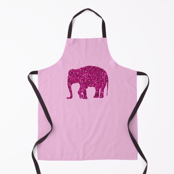 Artikelvorschau, Funkelnder, pinkfarbener Elefant mit künstlichem Glitzer-Glitzer (Foto von Glitzer – nicht reflektierend) entworfen und verkauft von PLdesign.