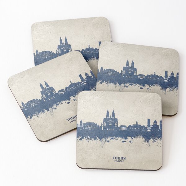 Item preview, Tours Francia Skyline designed and sold by ArtPrints.