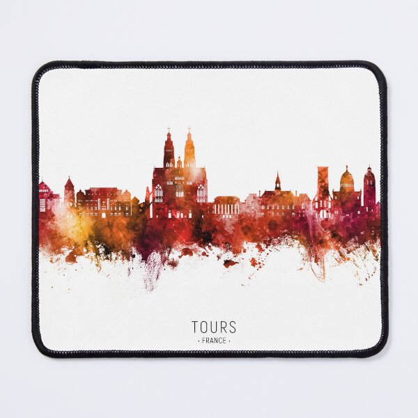 Item preview, Tours France Skyline designed and sold by ArtPrints.